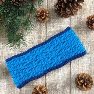 Handmade Crochet Wave Headband Earwarmer